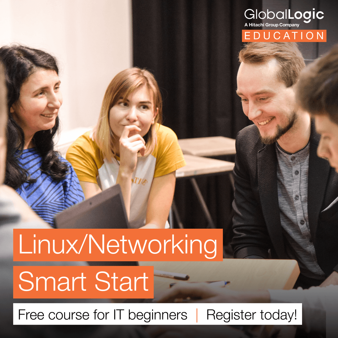 GlobalLogic Education zaprasza na kurs IT dla studentów: „Linux/Networking Smart Początek.”
